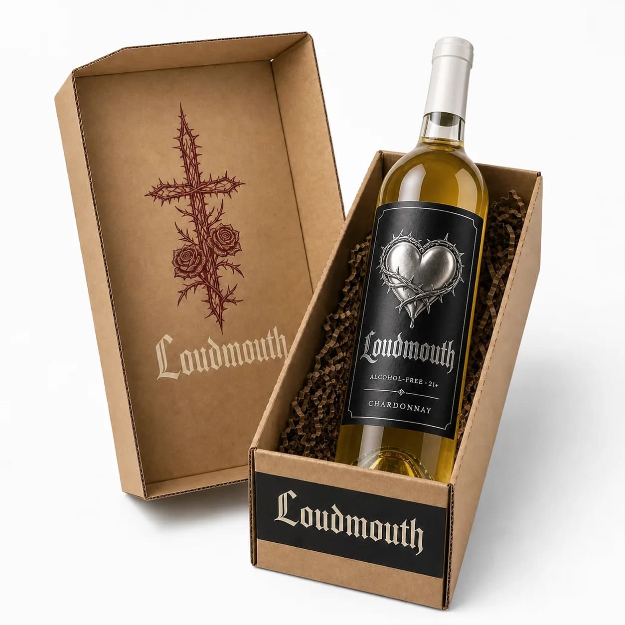 LOUDMOUTH alcohol-free wine gift box
